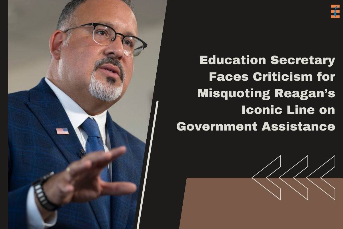 Education Secretary Faces Criticism for Misquoting Reagan’s Iconic Line on Government Assistance