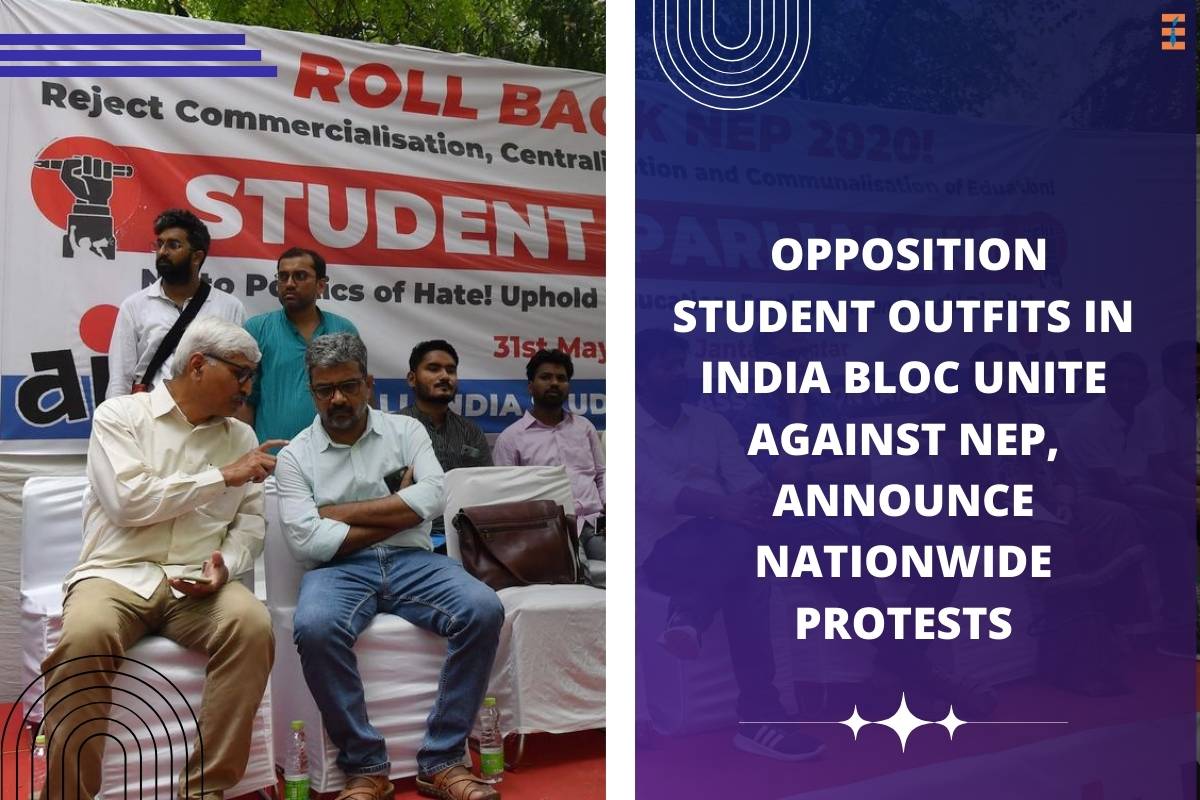Opposition Student Outfits in INDIA Bloc Unite Against NEP, Announce Nationwide Protests